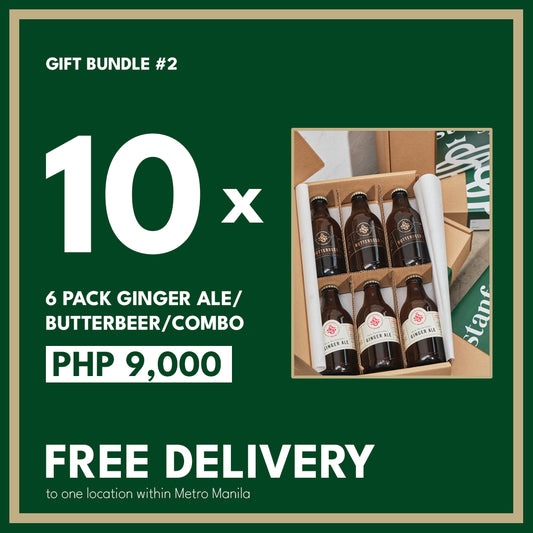 10 Boxes - Box of 6 (Ginger Ale or Butterbeer 290 ml)