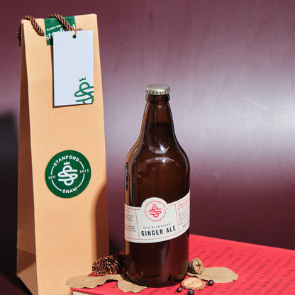 Single Bottle Gift Bag of Ginger Ale (600 ml)